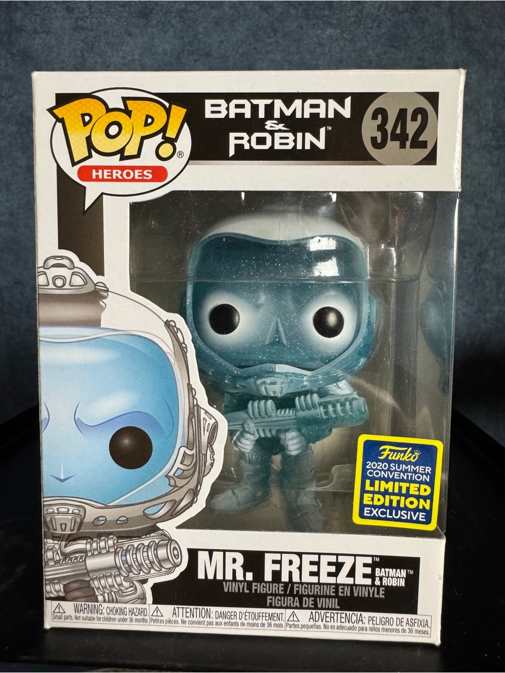 Funko Pop! Heroes Mr. Freeze Blue Glitter Limited Edition #342